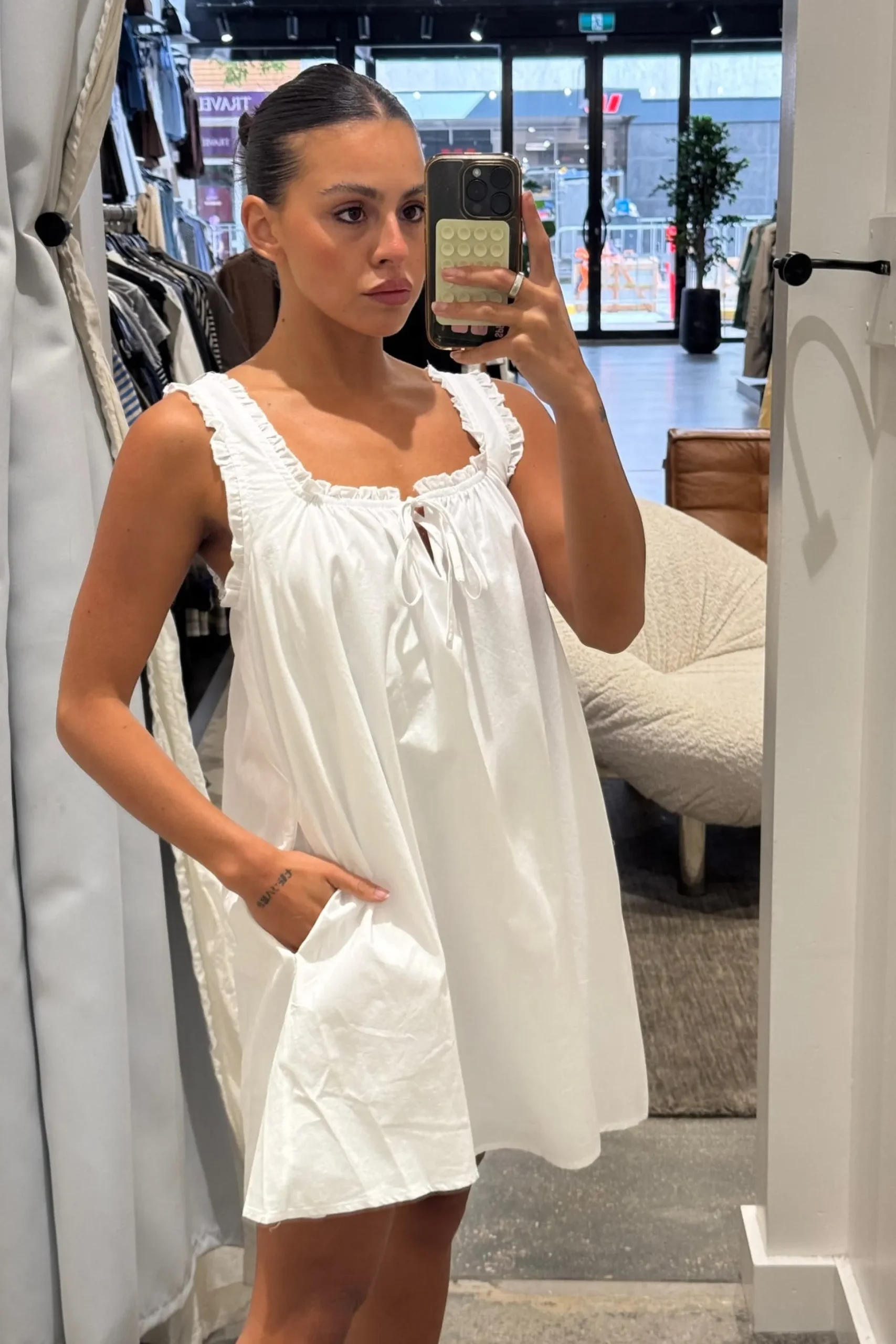 Tessa Mini Dress White