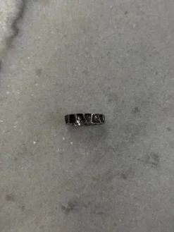 Texture Ring Antique Silver