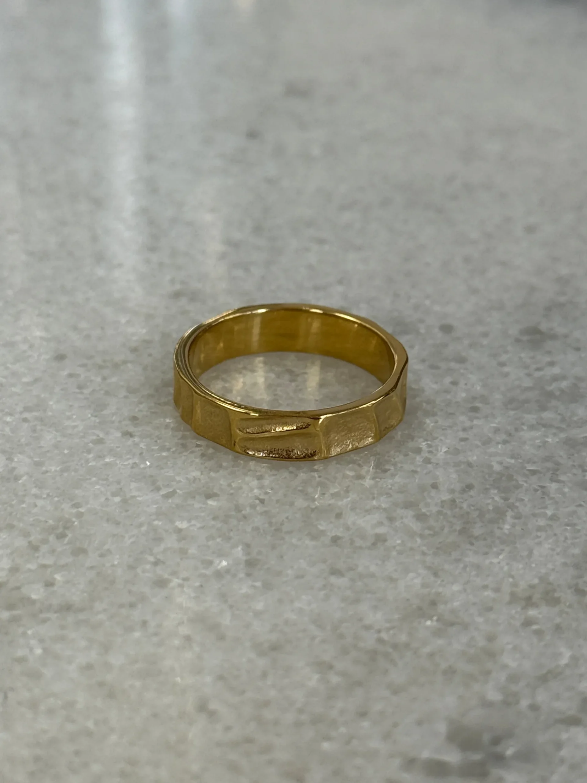 Texture Ring Gold