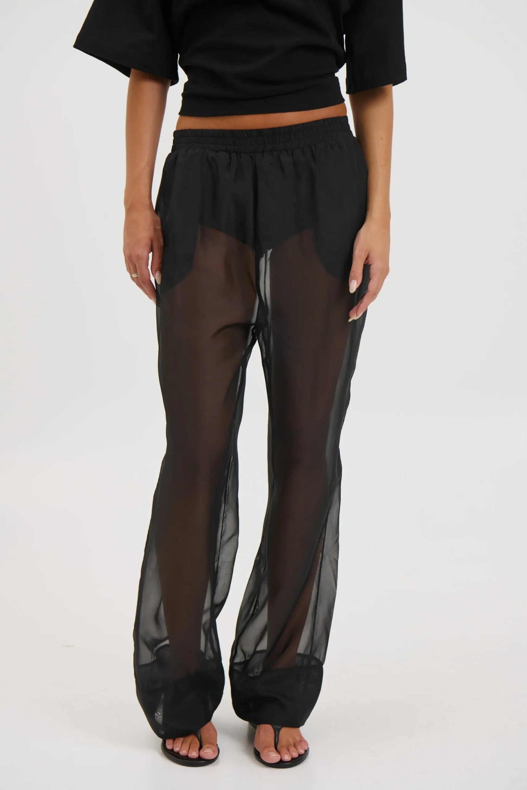 Tobias Sheer Pant Black
