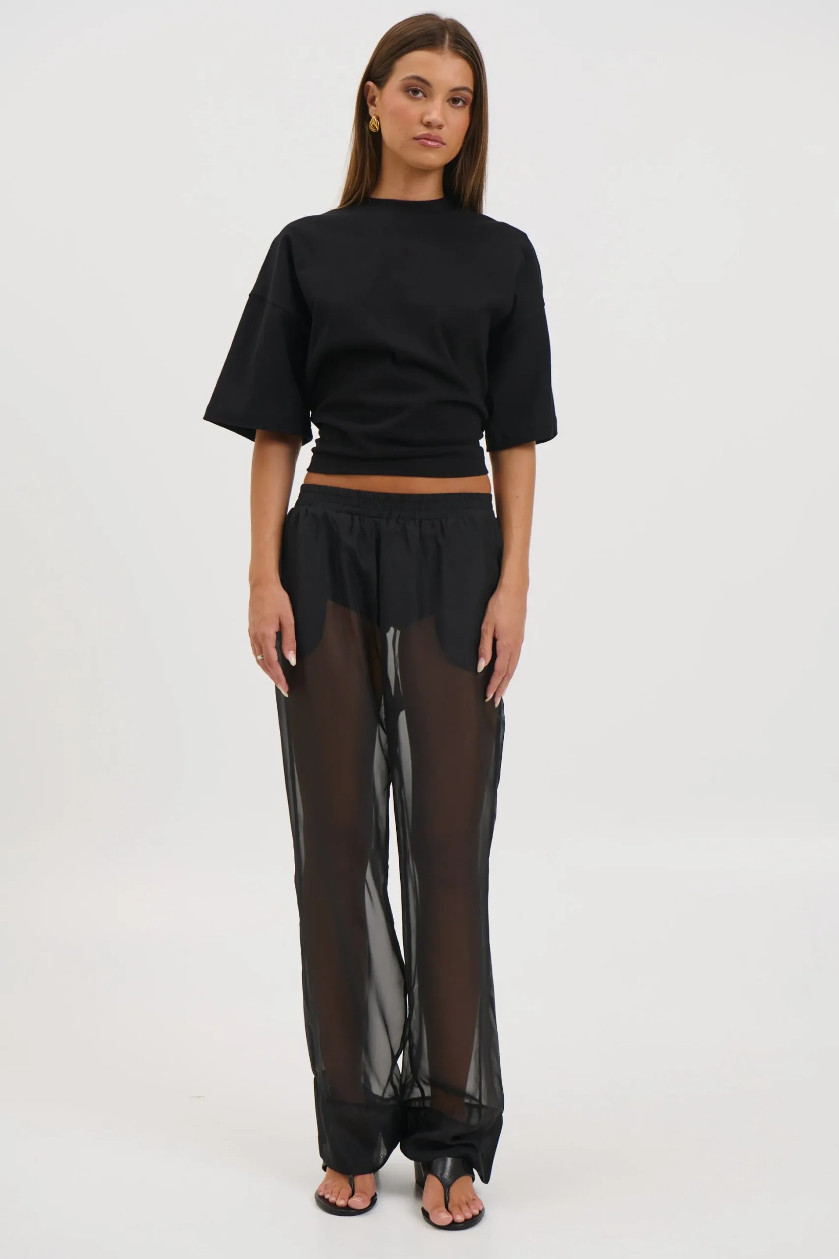 Tobias Sheer Pant Black