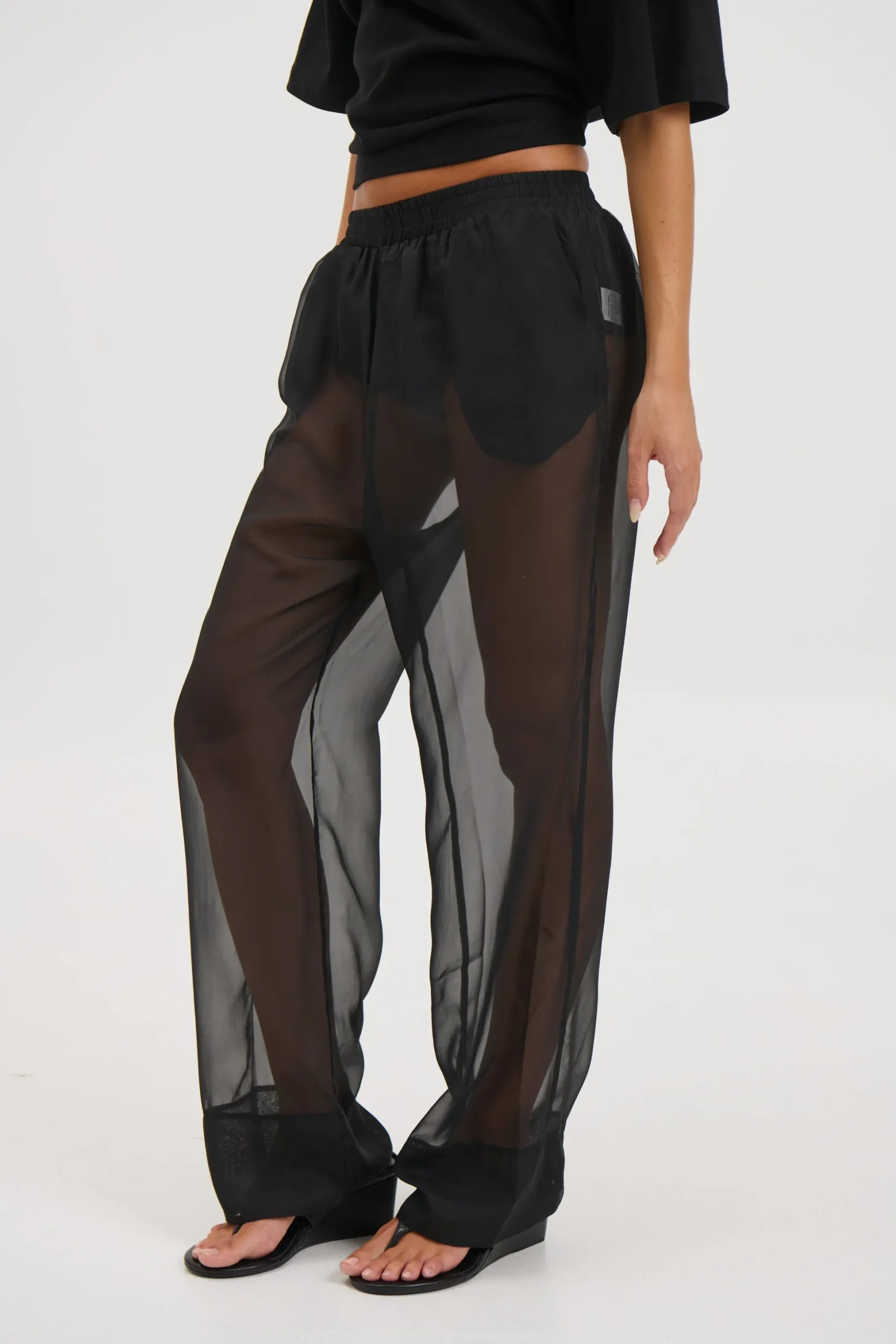 Tobias Sheer Pant Black