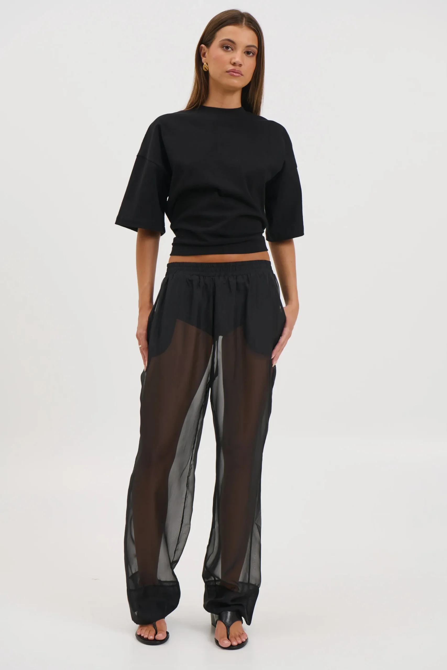 Tobias Sheer Pant Black