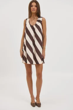 Tye Mini Dress Tiramisu