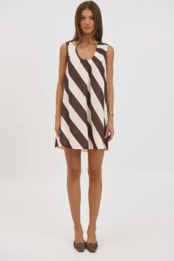 Tye Mini Dress Tiramisu
