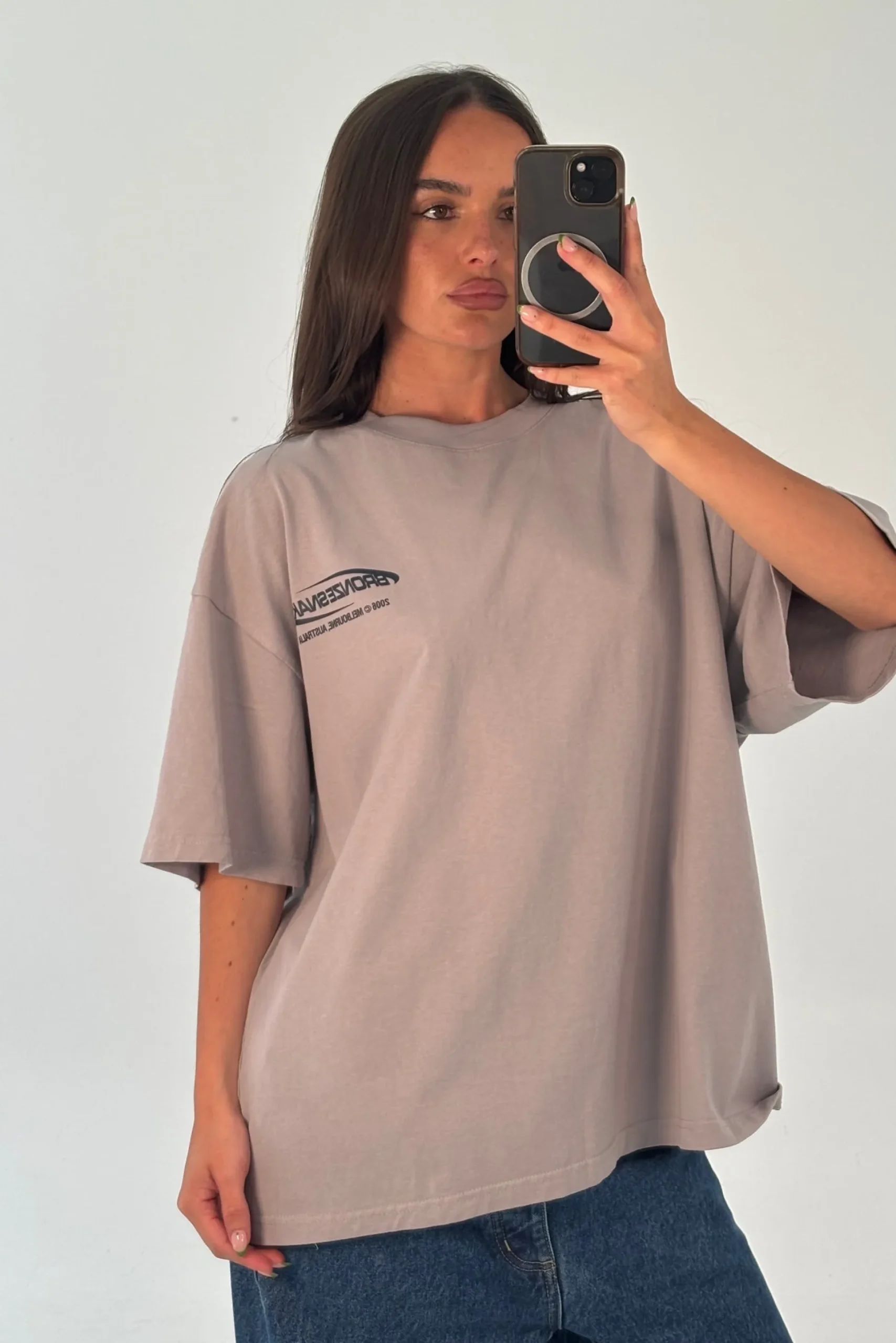 Unisex Bronze Snake Classic Tee Grey