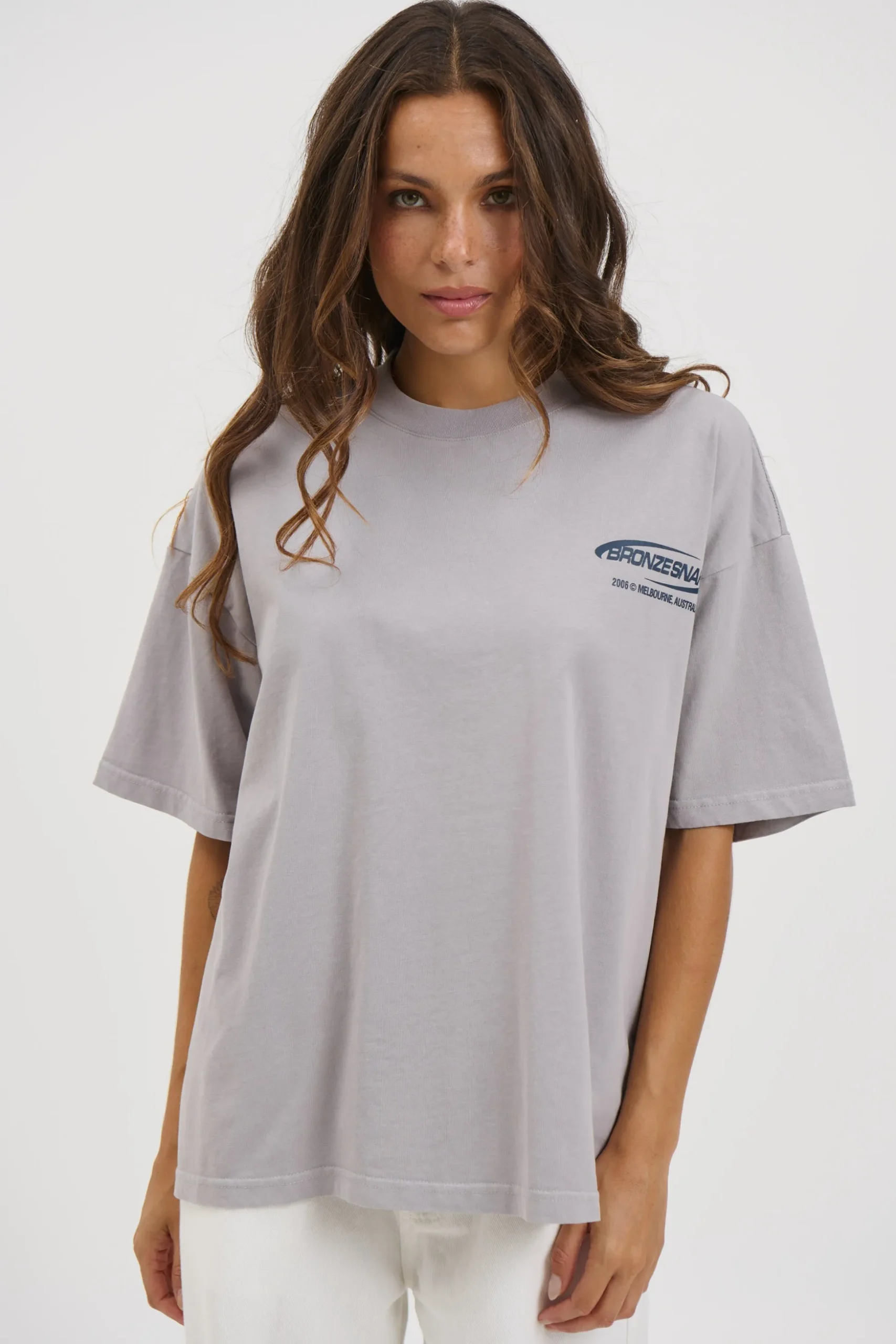 Unisex Bronze Snake Classic Tee Grey