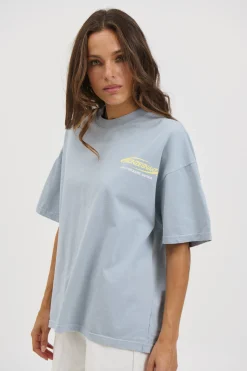 Unisex Bronze Snake Classic Tee Blue