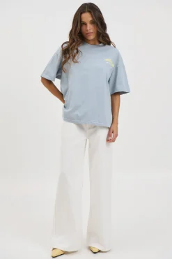 Unisex Bronze Snake Classic Tee Blue