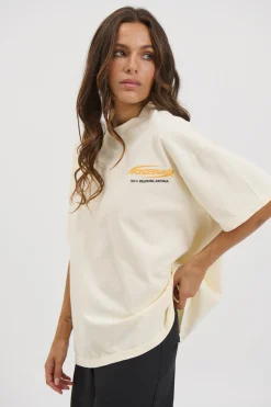 Unisex Bronze Snake Classic Tee Ivory