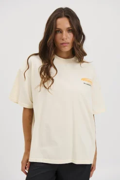 Unisex Bronze Snake Classic Tee Ivory