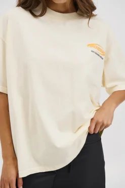 Unisex Bronze Snake Classic Tee Ivory