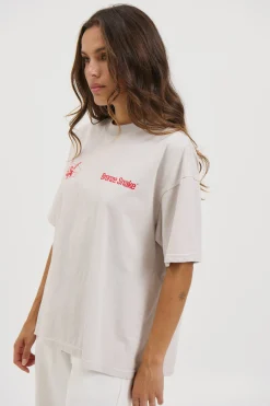 Unisex Bronze Snake Melb Tee Ivory