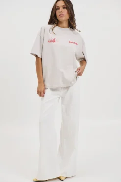 Unisex Bronze Snake Melb Tee Ivory