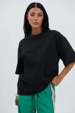 Unisex Emmett Box Tee Black