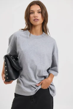 Unisex Emmett Box Tee Grey