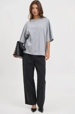 Unisex Emmett Box Tee Grey