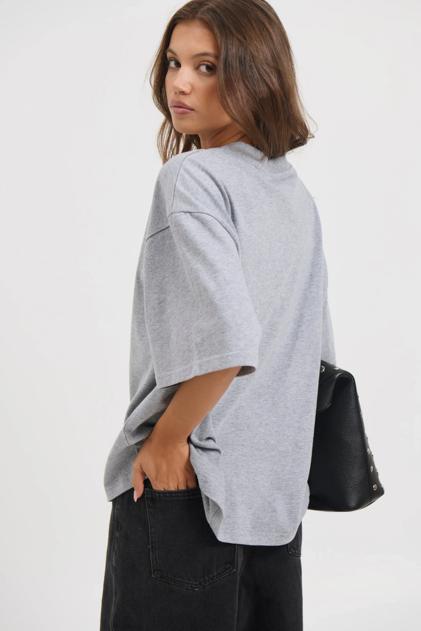 Unisex Emmett Box Tee Grey