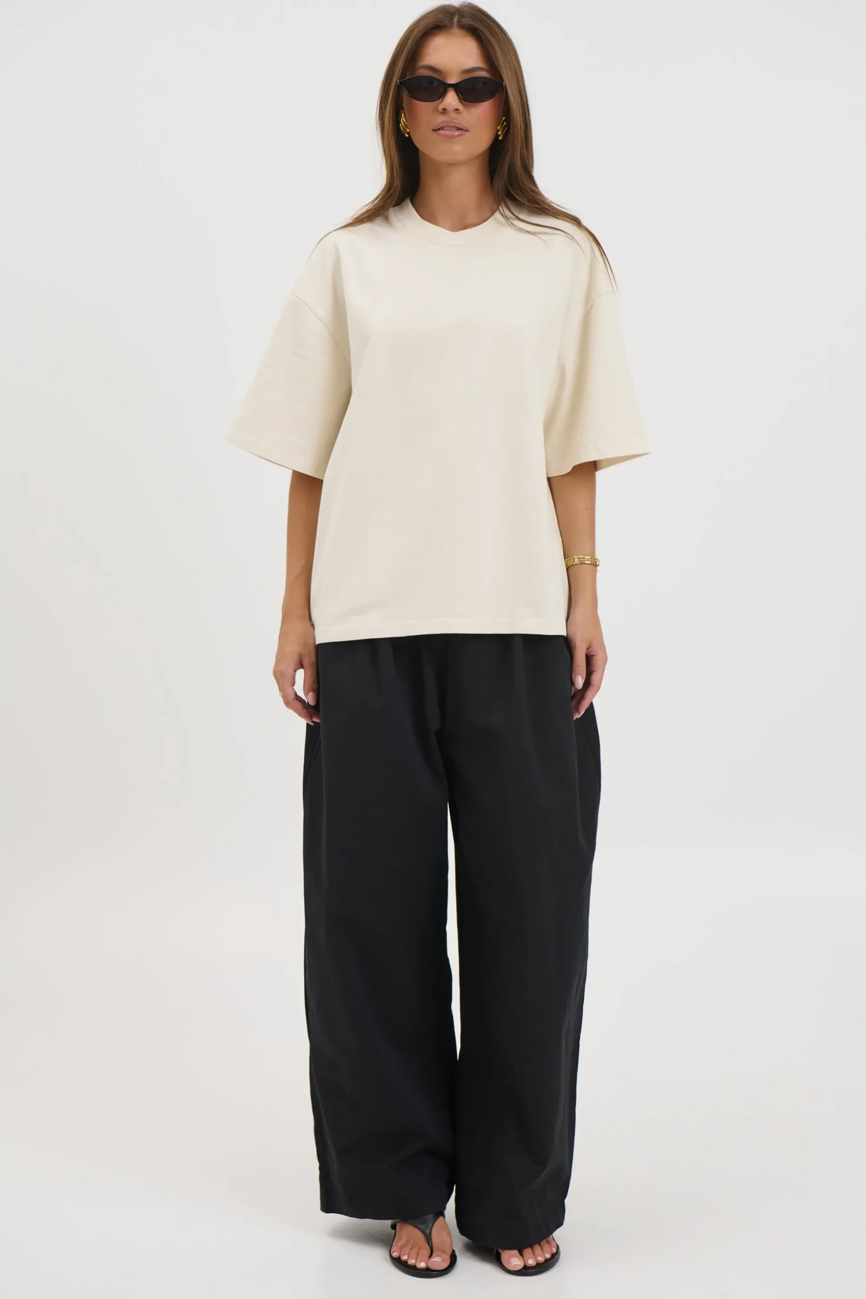 Unisex Emmett Box Tee Ivory