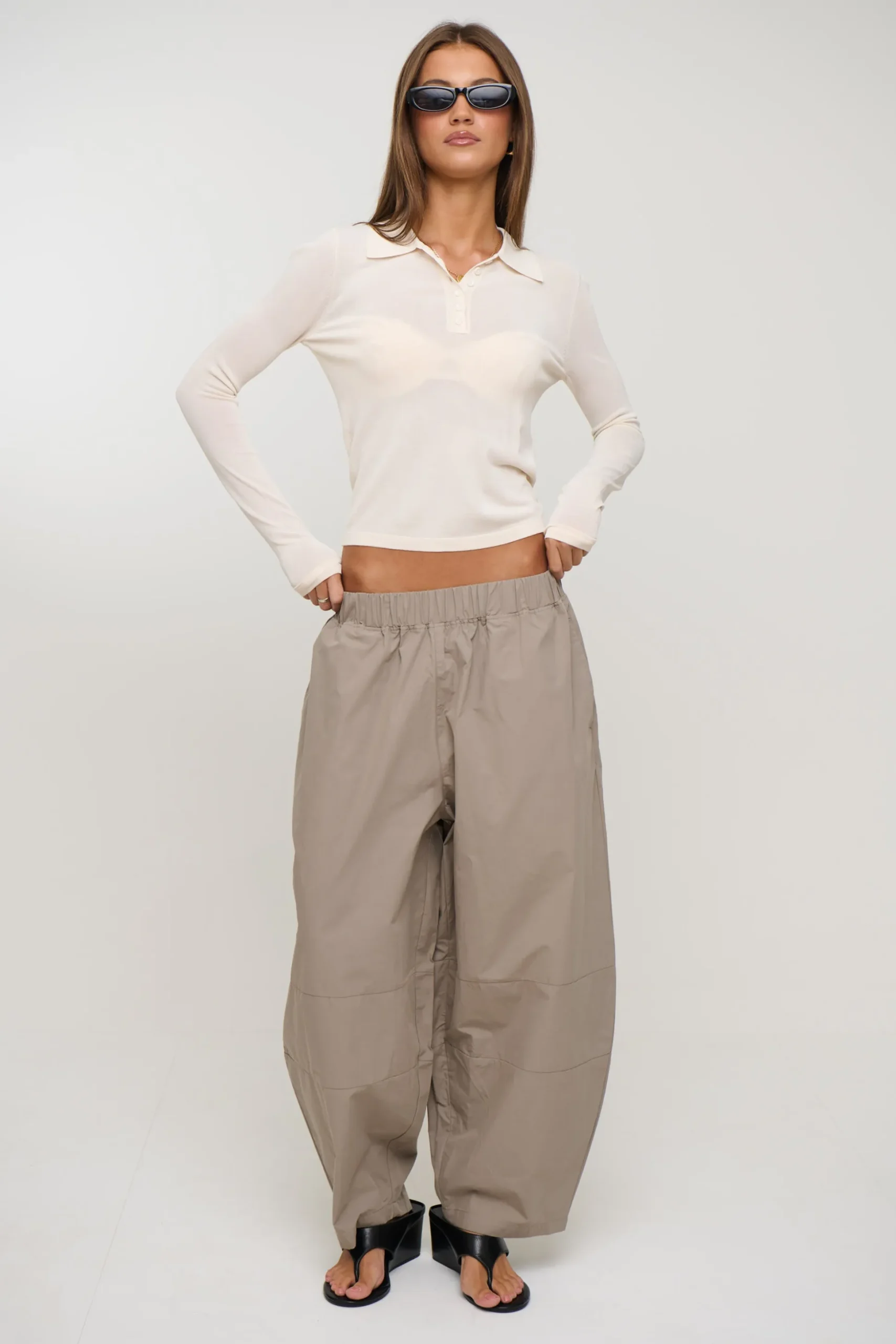 Unisex Julius Baggy Pant Khaki
