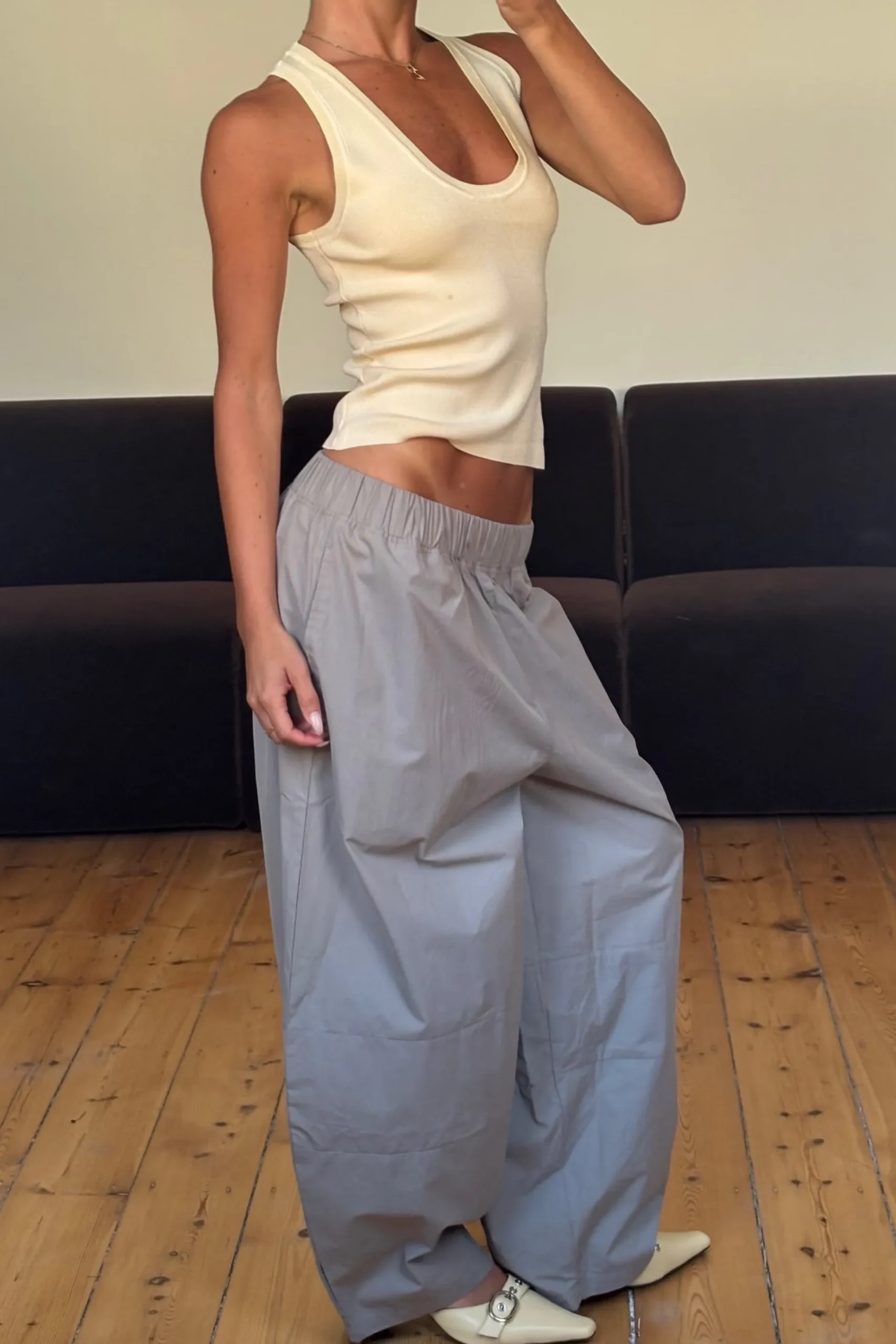Unisex Julius Baggy Pant Khaki