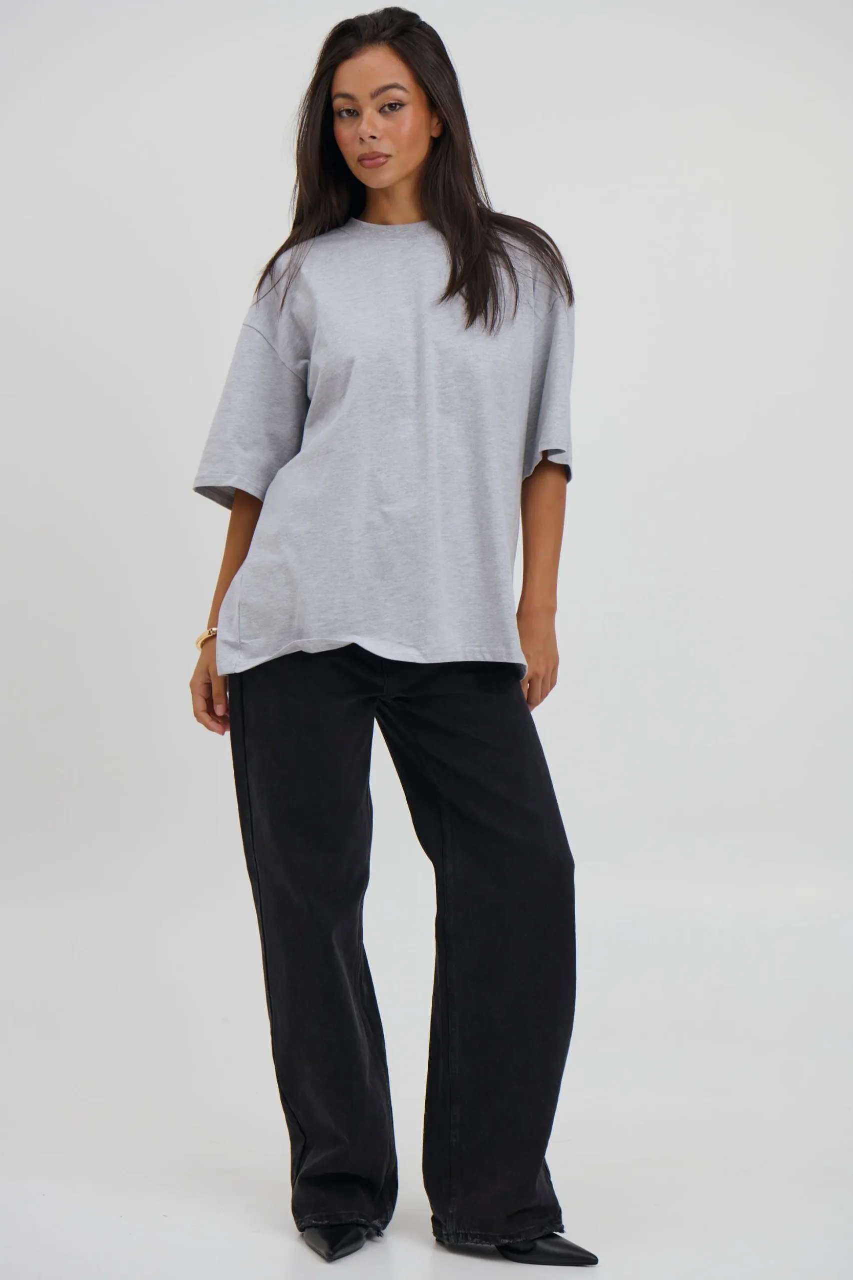 Unisex Midweight Signature Tee Grey