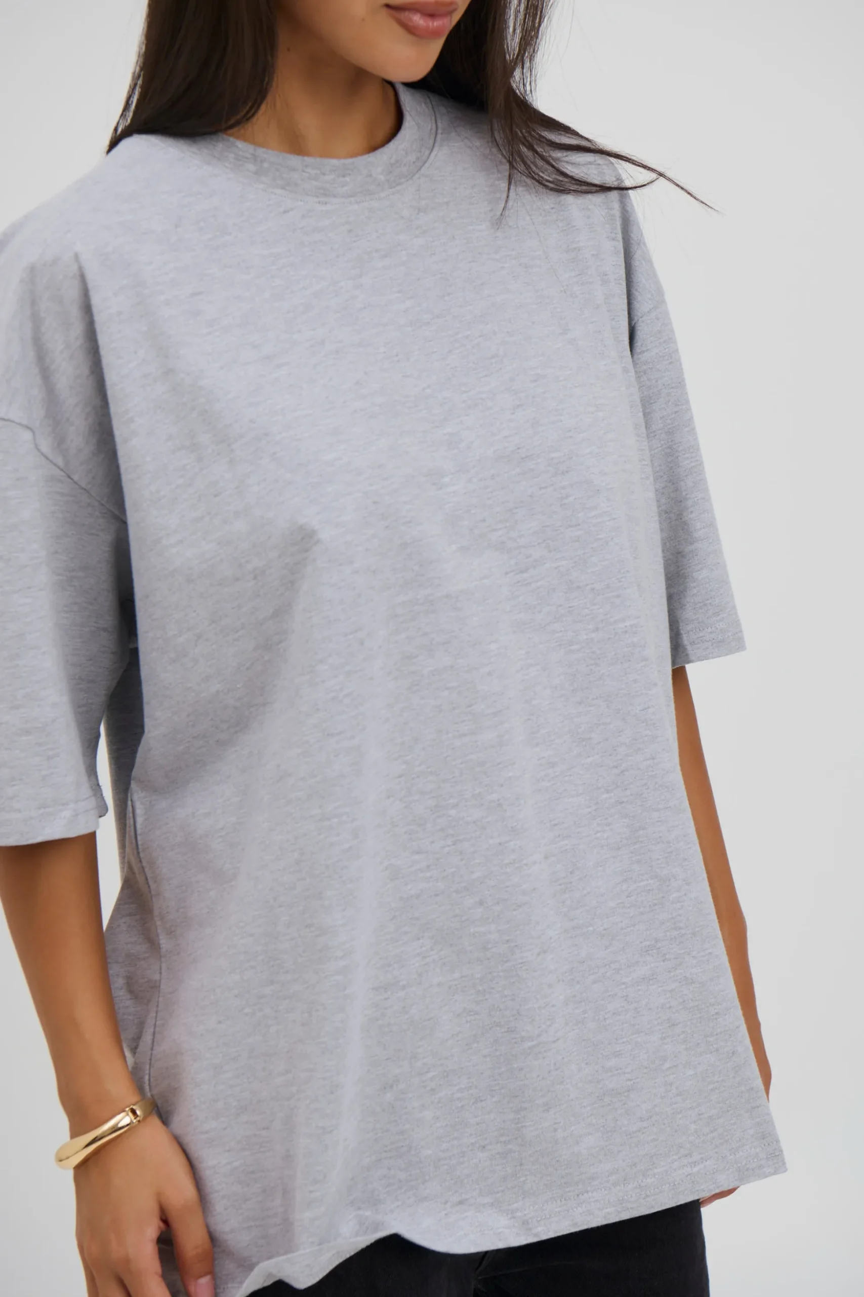 Unisex Midweight Signature Tee Grey