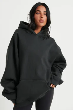 Unisex Roman Oversize Hoodie Black