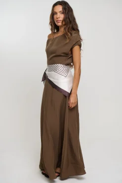 Vail Maxi Dress Chocolate