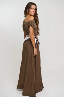Vail Maxi Dress Chocolate