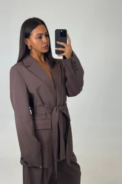 Vance Blazer Chocolate