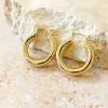 Vanya Hoop Earrings Gold