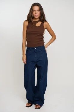 Veronika Tank Bitter Chocolate