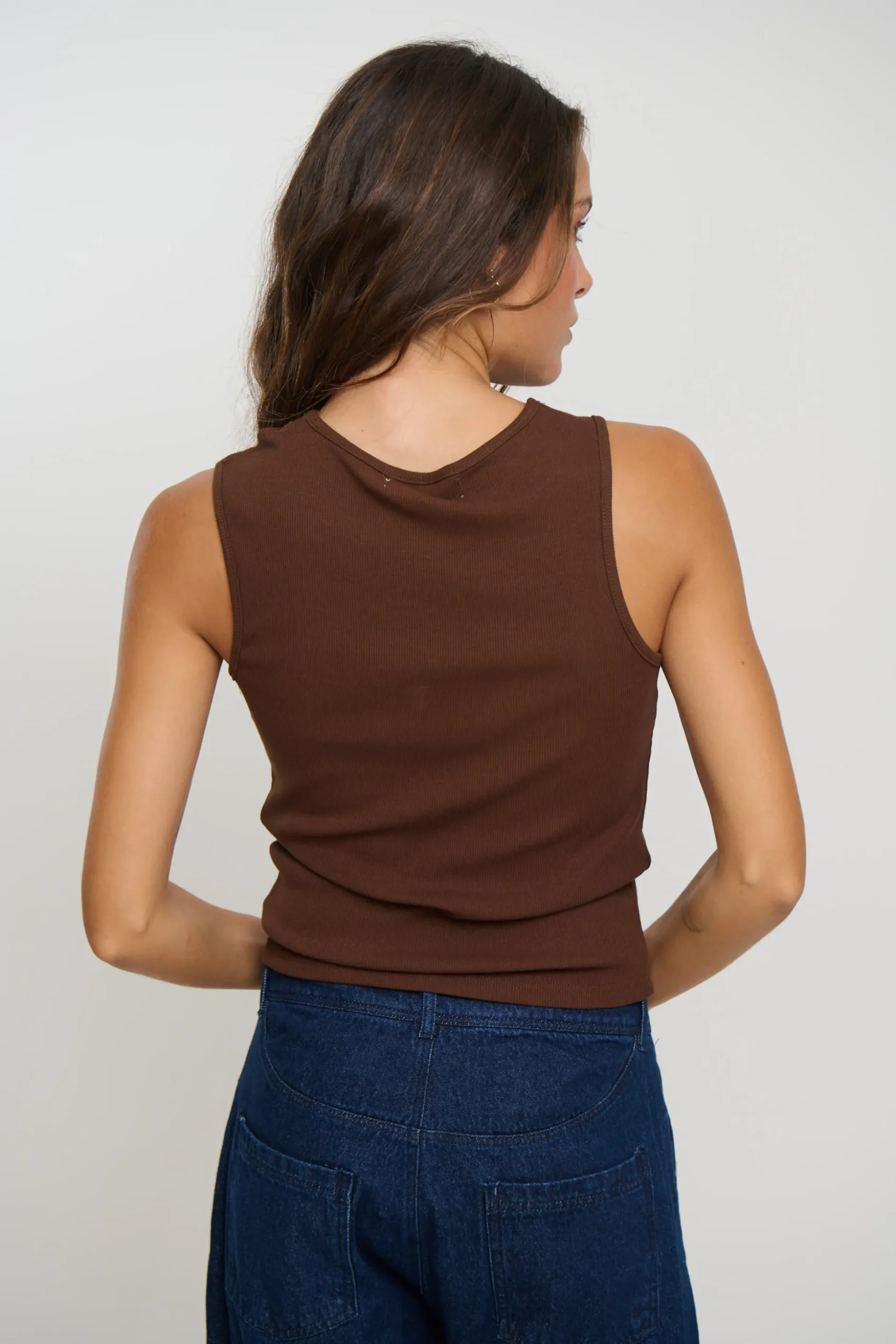 Veronika Tank Bitter Chocolate