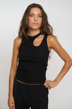 Veronika Tank Black