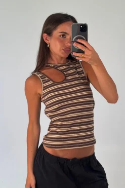 Veronika Tank Chocolate