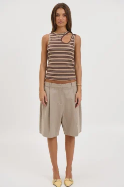 Veronika Tank Chocolate