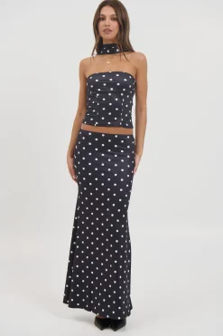 Viktoria Polk Dot Set Black