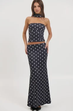 Viktoria Polk Dot Set Black