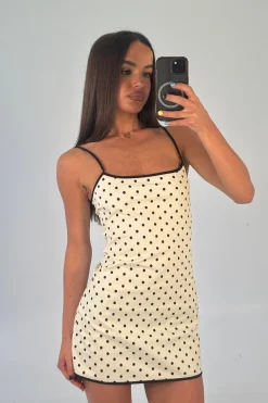 Voyage Mini Dress Moonlight Polka