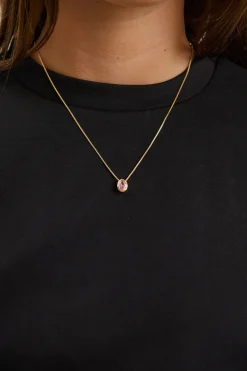 Willow Birthstone Necklace October