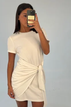 Winnie Shirt Dress White