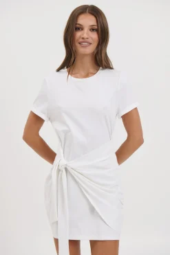 Winnie Shirt Dress White