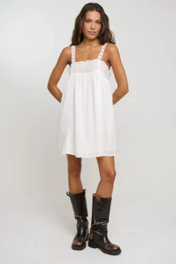 Wynter Lace Mini Dress White