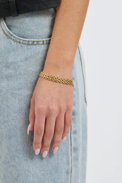 Xena Popcorn Chain Bracelet 18k Gold Plated