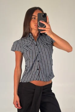 Zane Short Sleeve Shirt Blue