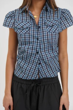 Zane Short Sleeve Shirt Blue