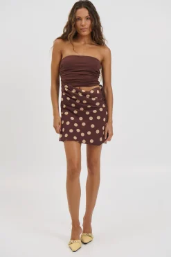 Zaria Mini Dress Chocolate