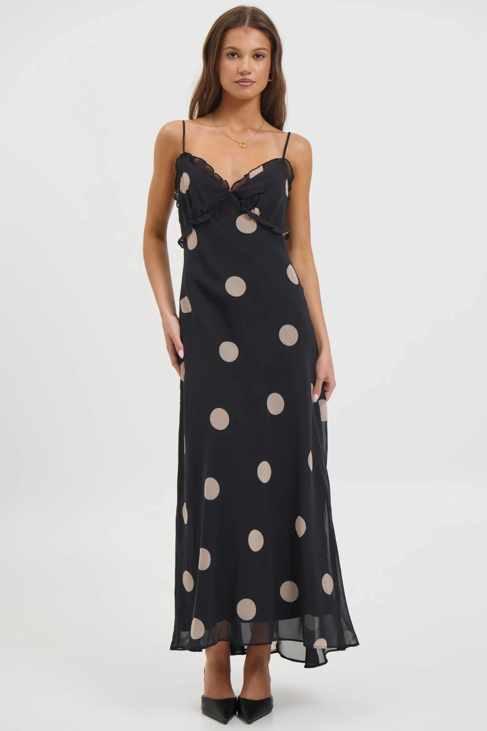 Zhali Midi Dress Black