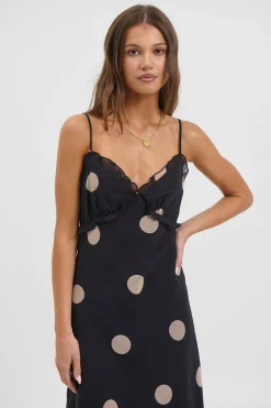 Zhali Midi Dress Black